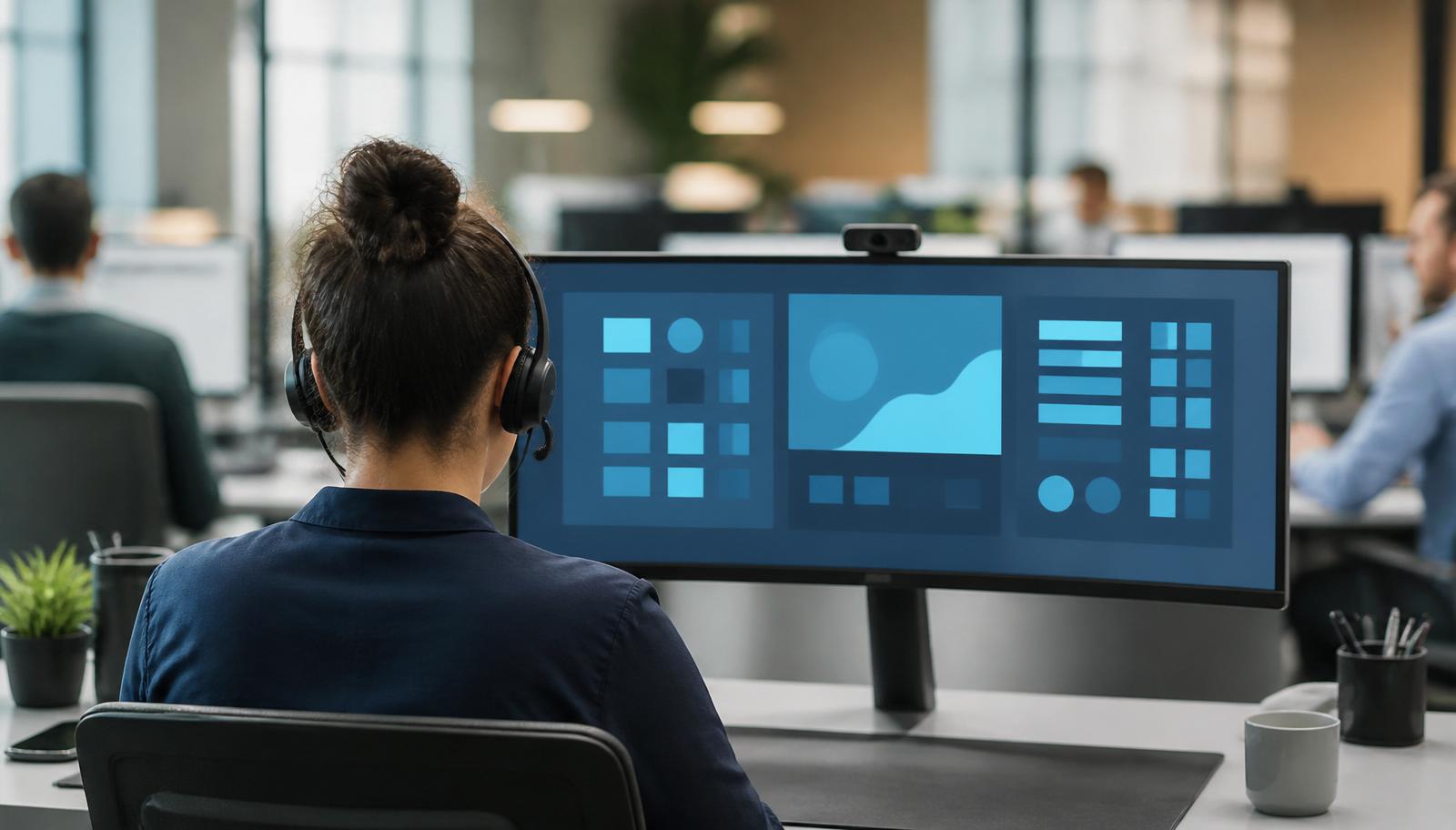Omnichannel Contact Centre - photoreal premium imagery for Telappliant Communications