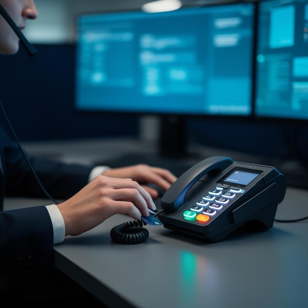 PCI compliant phone payments with DTMF masking for UK contact centres