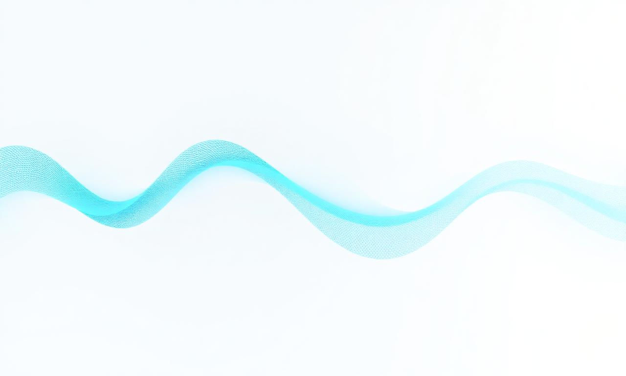Abstract AI voice waveform illustration