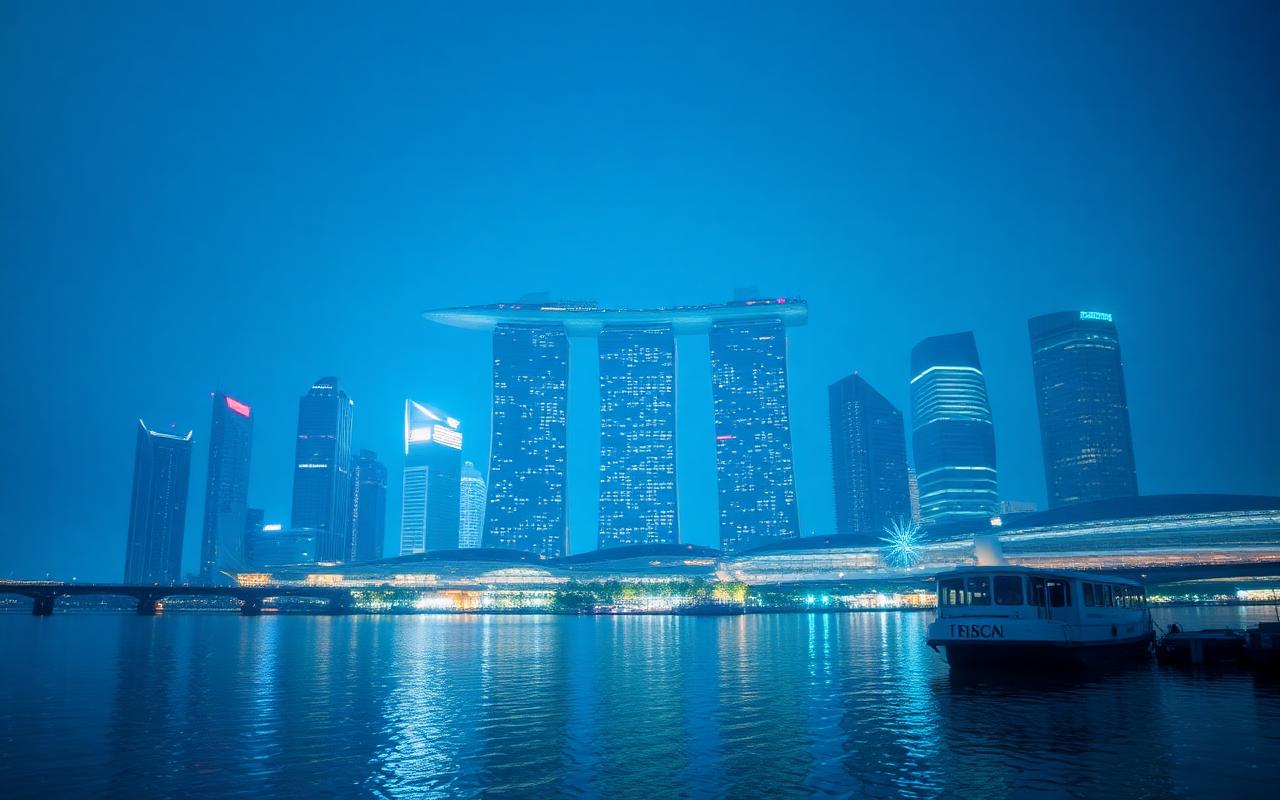 Singapore skyline - virtual phone number coverage