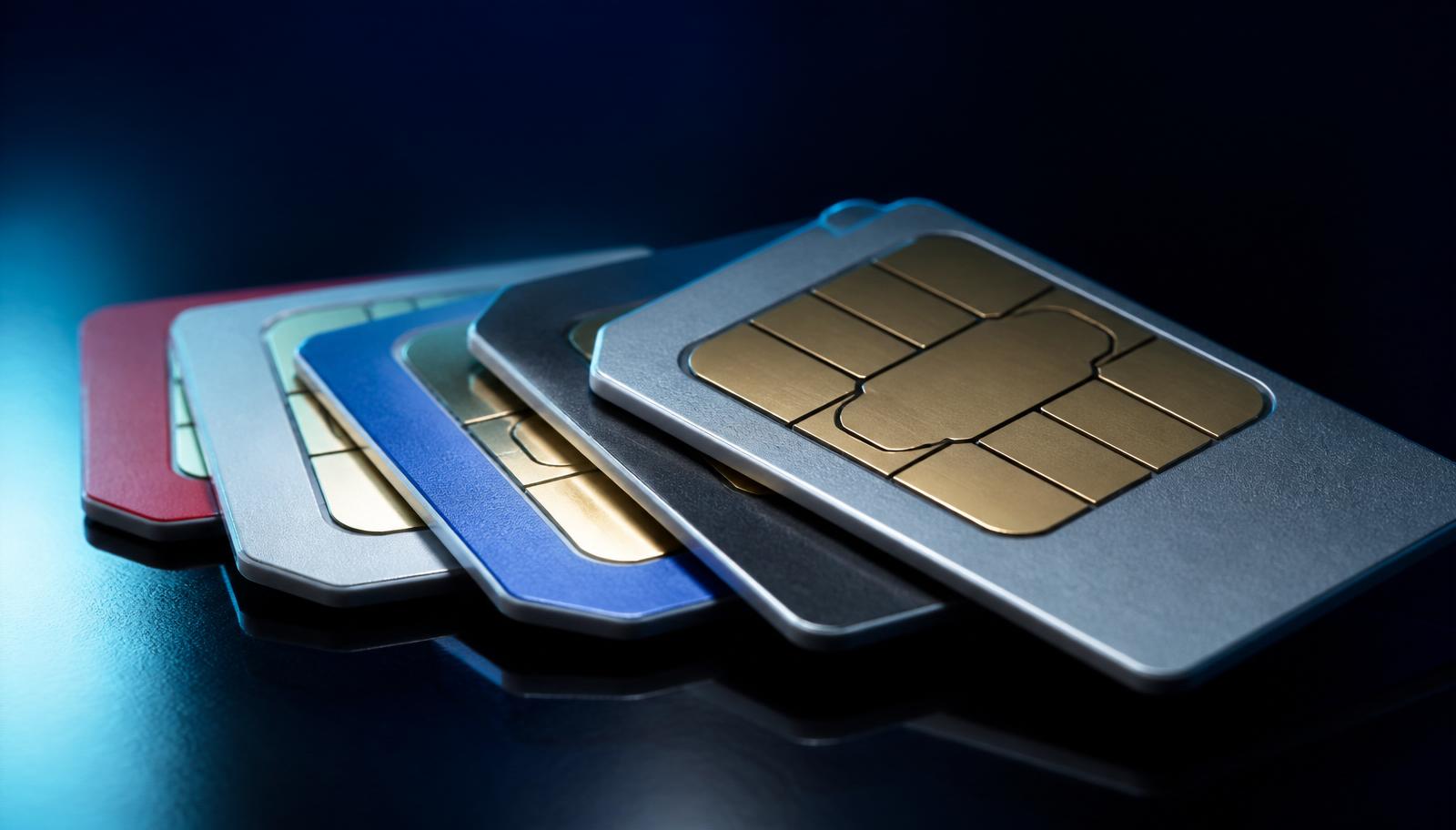 Multi-Network SIMs - photoreal premium imagery for Telappliant Business Mobile