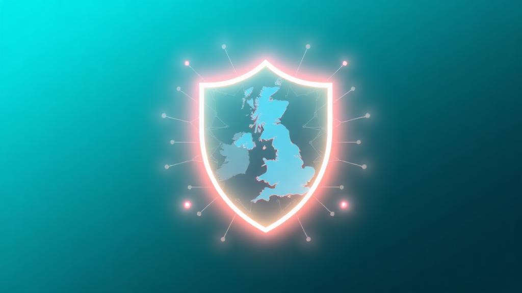 UK compliance and data governance illustration for AI voice adoption