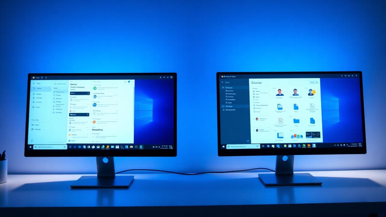 Microsoft 365 and Google Workspace productivity apps compared on-screen